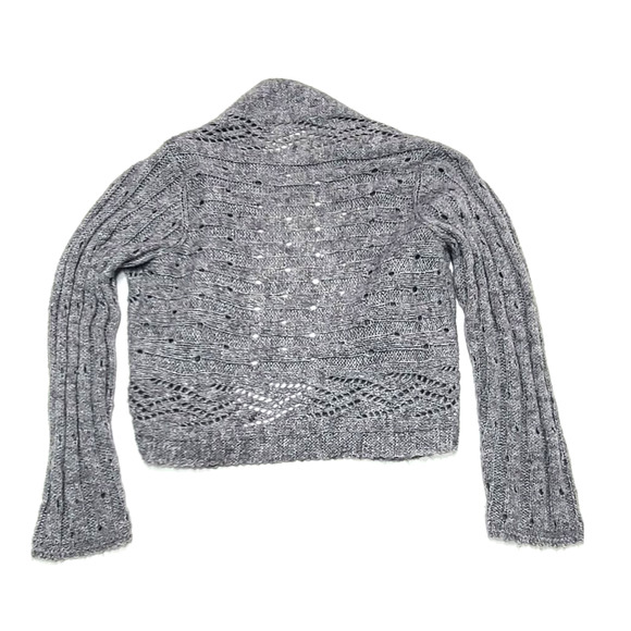 J jill grey open cardigan women's large - Picture 3 of 6